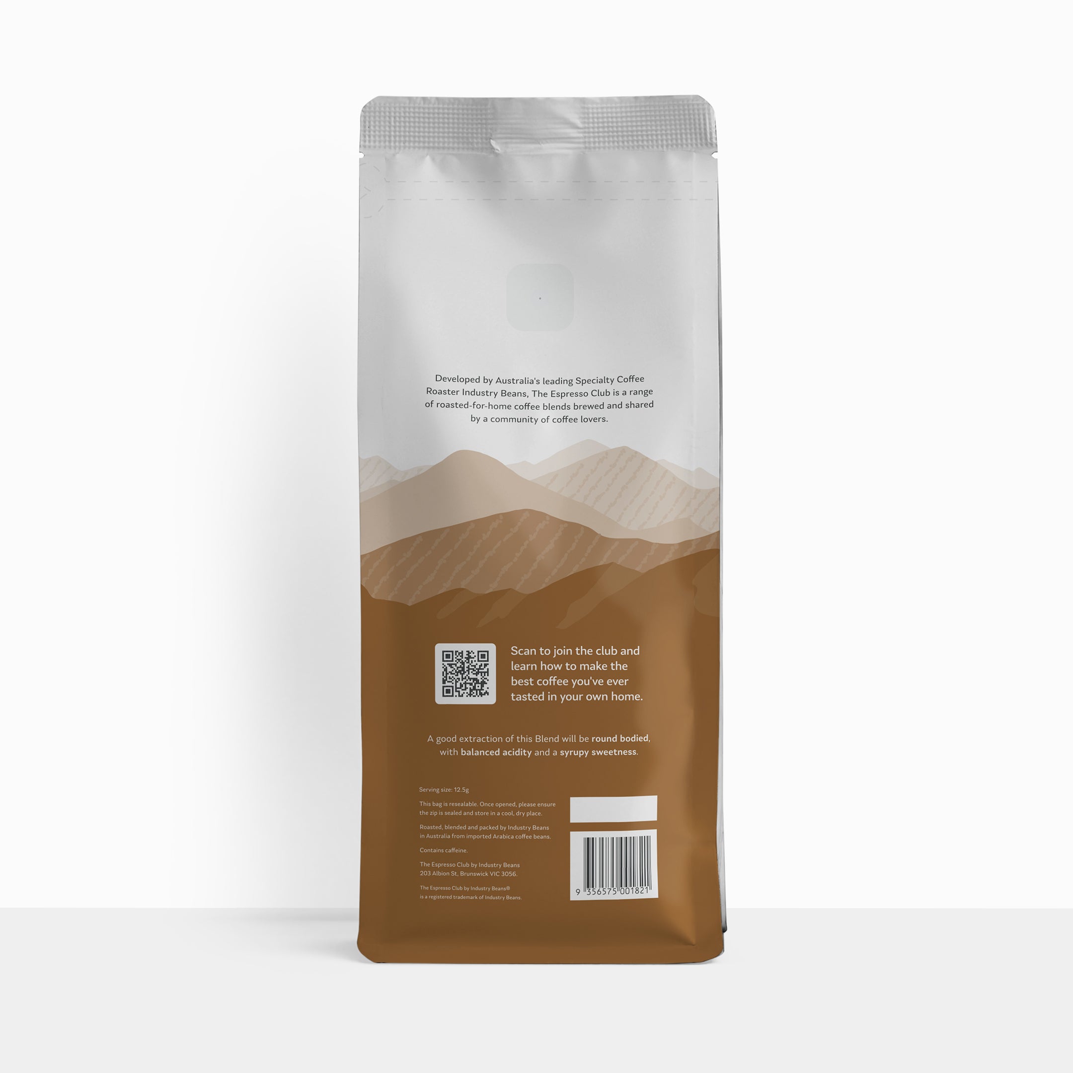 Back of Smooth Medium Blend Bag