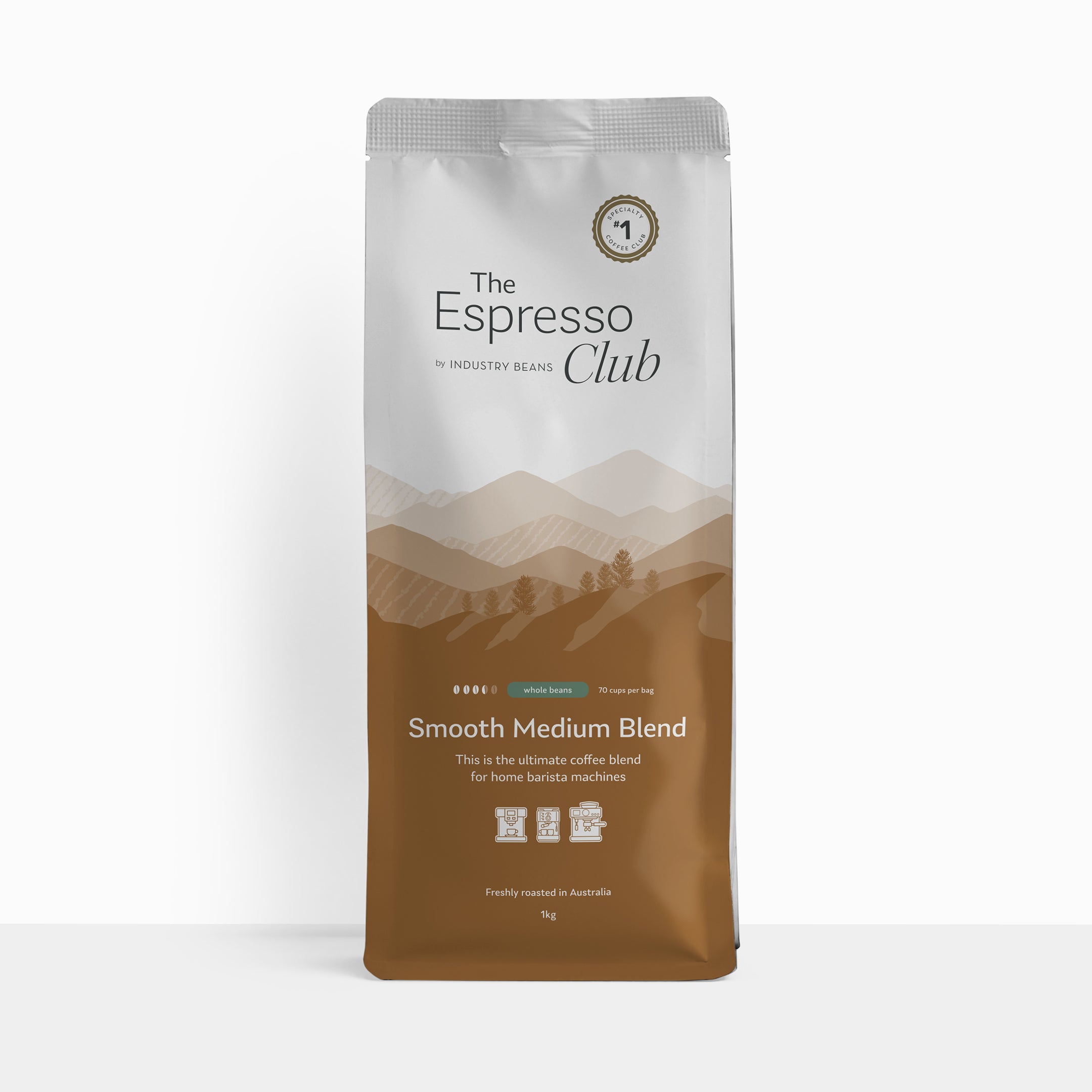 Smooth Medium Coffee Beans